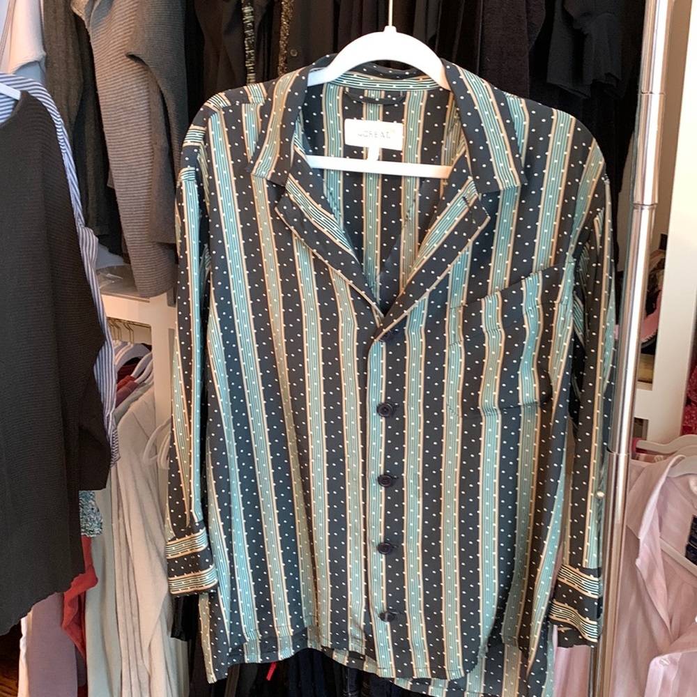 Stripes blouse button down. Size 0.